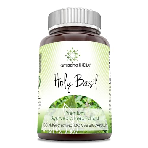 Amazing India Holy Basil Extract Supplement | 500 Mg Per