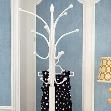 Miniatura 3 de Perchero de pie independiente, perchero de pie para pasillo, árbol de metal, sombrero, almacenamiento con base redonda de mármol para ropa,