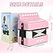 10 Keys Kids Accordion, Horse Button Accordion Toys Accordian Mini Musical Instruments Button for Child Children Kids Toddlers Beginners (Light Pink)