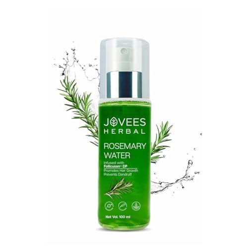 Image of Jovees Herbal Rosemary Water Hair Growth Spray with Follicusan DP 100ml | Mist Spray for Hair Fall, Strengthens Follicles & Boosts Hair Growth | Adds Shine | Non-Greasy, Lightweight |For All Hair Type