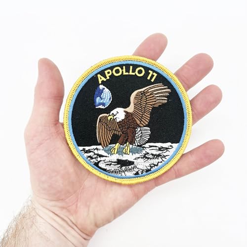 Apollo 11 Patch – Embroidered, Hook and Loop, 4 Inch by Squadron Nostalgia LLC - Used condition - Image 6