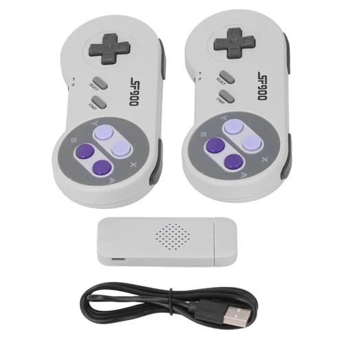 Dois Controladores Sem Fio Com Slot para Cartão de Memória, Plug and Play Retro Game Stick, Design E