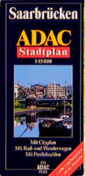 ADAC Stadtplan Saarbrücken: Mit Etzling, Forbach, Schoeneck, Spicherern und Stiring-Wendel. Mit City- u. Dutchfahrtspl., Postleitzahlen sowie großer Umgebungskte. GPS-genau (ADAC Stadtpläne)