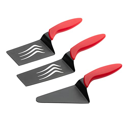 Cabilock 3pcs Stainless Steel Pizza Baking Shovel for Cakes Pies and Pizzas Kitchen Tool for Home and