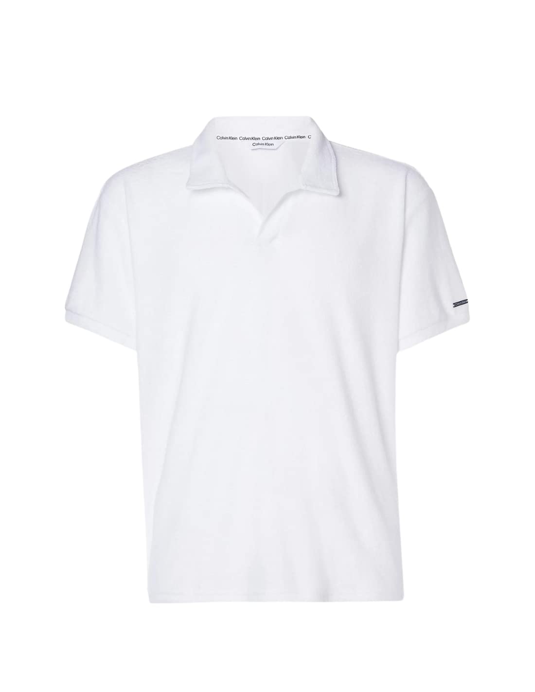 Polo Calvin Klein Jeans Ref 59388 YCD Blanc vêtement tendance homme