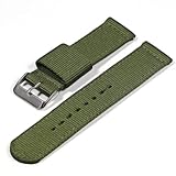 HAJMGUMC Cinturino for orologio in nylon da 22 mm adatto for orologio Fit For Samsung Galaxy 46mm 42mm Active2 Active1 Gear S3 frontier Sport nylon bang(2-Silver)