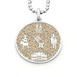 PERFEKT KOMBINIERBAR: Der Anhänger lässt sich gut mit einer Kugelkette (K2255) kombinieren. Ein Hingucker wird das Schmuckstück mit dem passenden Ring (R5174), ebenfalls mit Bremer Motiven.