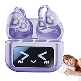 Wireless Earbuds Clip On Earbuds - Lightweight On-Ear Earbuds with Ear Hoops, Portable Noise Cancelling Headphones for Music Phone Calls, Exercise, Travel | Spor Headset - Image 1