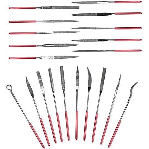 PEALOVCOM 20 Piezas Limas de Aguja de Diamante Cover