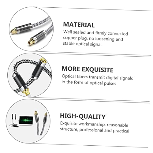 Cable de audio óptico SPDIF con sonido envolvente libre de interferencias 6
