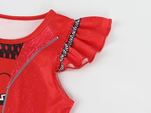 Jurebecia Girls Princess Nightgowns Flutter Short Sleeves Nightdress Pajamas for Toddler Kids Slpeewear Night Dress3