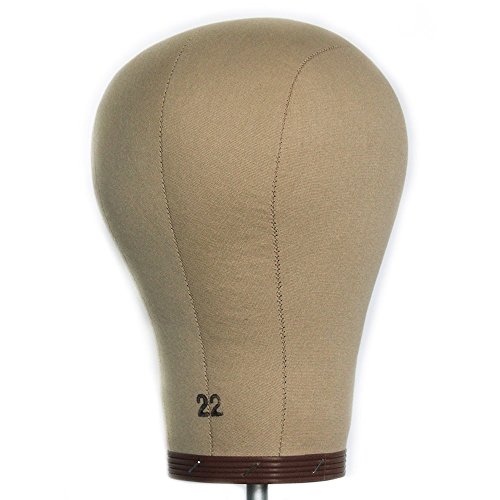 HAIREALM 56 cm Sughero Tela Manichini Testa