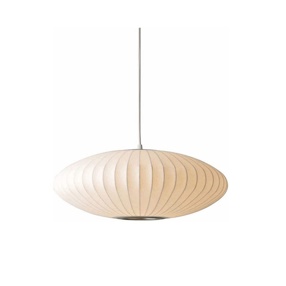 Nowoczesna jedwabna lampa wisząca - jednogłowa kula, styl japoński, idealna do salonu, sypialni, hotelu, kawiarni. Minimalistyczna lampa wisząca.