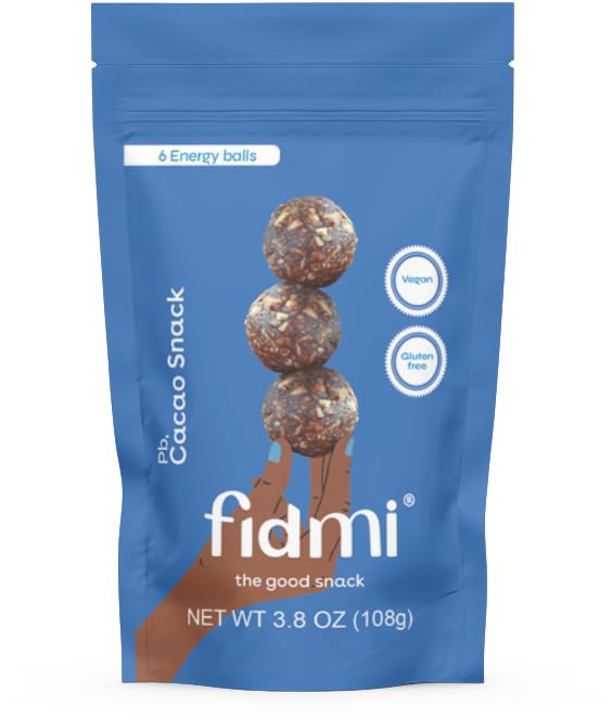 Miniatura 2 de Fidmi Bolas de proteínas  Bola energética para refrigerios  Ingredientes naturales  Apto para dieta cetogénica (aperitivo de cacao)  Paquete de 3