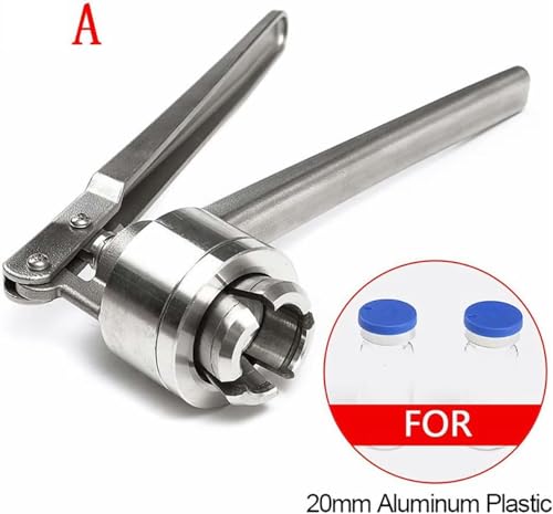 Outil de sertissage de bouchons de bouteilles et flacons 20 mm