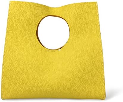 Hoxis Vintage Minimalist Style Soft Pu Leather Handbag Clutch Small Tote