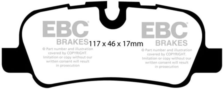Miniatura 2 de EBC Brakes DP61542 Serie 6000 Greenstuff Pastilla de freno para camiones y SUV