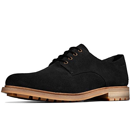 Image of Clarks Men's Foxwell Hall Derbys, Brown, 9