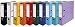Exacompta 918412B - Archivador de palanca polipropileno, A4, Lomo 80mm, Azul Claro,...