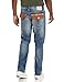 True Religion Brand Jeans Men's Ricky Straight Jean Southwestern Trim, Worn Trophy Medium