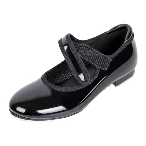 Linodes Economy Unisex-Child Upgraded Easy Strap Tap Shoe for Girls and Boys Maryjane Dance Flat2