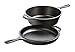 Lodge Pre-Seasoned Cast Iron Combo Cooker, 2-Piece Set, 10.25", Black Lodge Pre-Seasoned Cast Iron Combo Cooker, 2-Piece Set, 10.25", Black