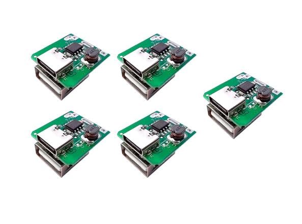 SP Electron Type-C 5V Micro USB DIY Step Up Power Bank Charging Module Circuit Board (Pack of 5)-image-35