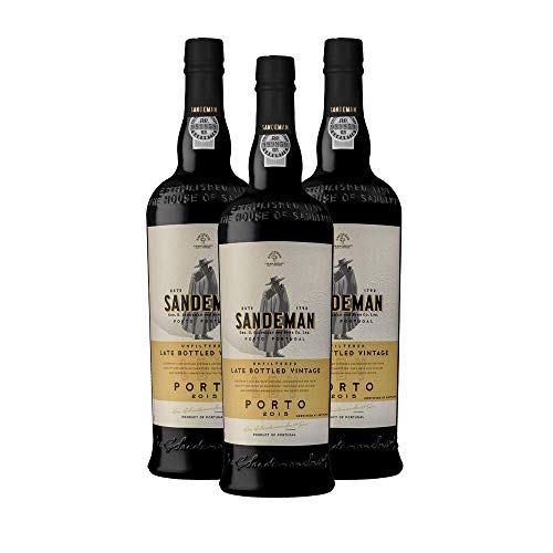 Portwein Sandeman LBV - Dessertwein - 3 Flaschen