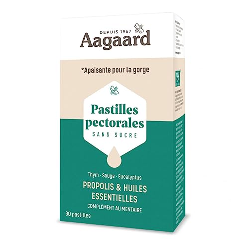 Pastilles Pectorales - 30 pastilles Aagaard.