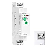【Supporte une large gamme de tensions】AC/DC 12-240V ou AC 230V. Contact de sortie : 1 sortie (1 NO 1 NC) ou 2 sorties (2 NO 2 NC). L'état du relais est signalé par une LED.