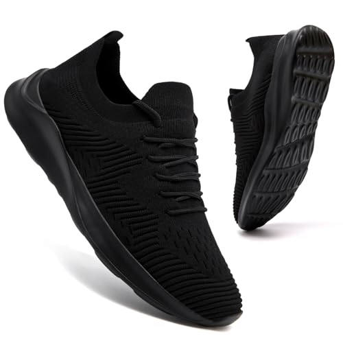 Men Running Shoes Tennis Slip on Casual Walking Gym Sneakers Athletic Lightweight