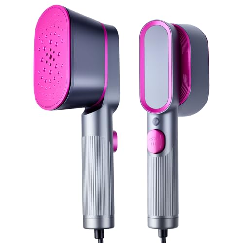 Travel for Clothes, 110V Portable Steamer, 10s Heat Up, Steamer & Iron 2 in 1, Travel Size Garment with Large Ceramic Heat Panel, Ideal for Global Traveling