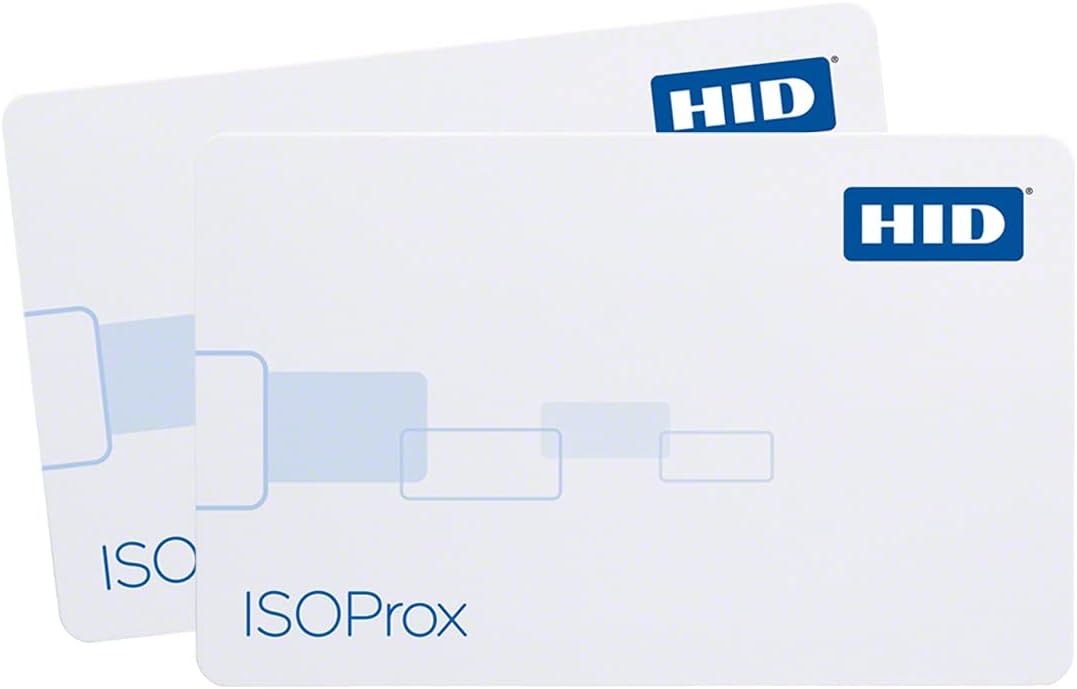 Genuine HID ISOProx II 1386 LGGMN PVC Proximity Card for Access Control. Standard 26 bit H10301 Format. (25 Pack) (25 Pack, Genuine Hid)