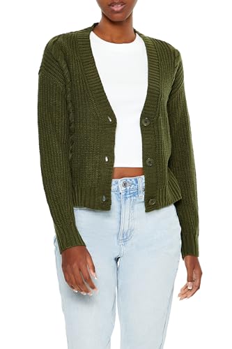 Forever 21 Women's Drop-Sleeve Cardigan Sweater