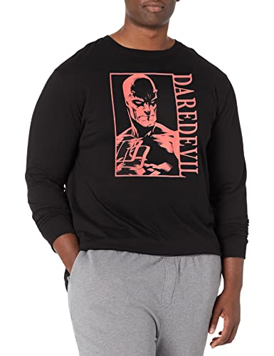 T-shirt Marvel Daredevil Noir XXL pour homme coupe grande style portrait