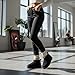 CUSHIONAIRE Hip 2 Genuine Suede Ankle Boots for Women, Cozy Faux Shearling Lining Pull On Winter Womens Boots, BLACK 9