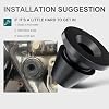 MoKitDora Touring Rubber Side Cover Grommets Compatible with Harley 2008-later Road Glide Road King Street Glide Electra Glide