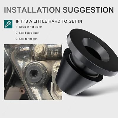 MoKitDora Touring Rubber Side Cover Grommets Compatible with Harley 2008-later Road Glide Road King Street Glide Electra Glide