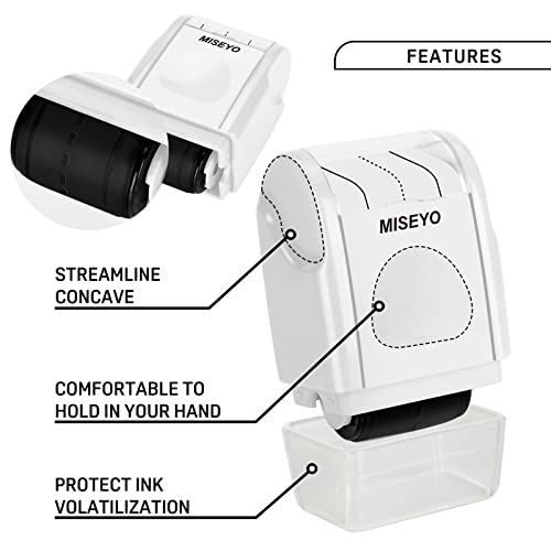 Image of Miseyo Self-Inking Dashed Handwriting Lines Practice Roller Stamp for Kids