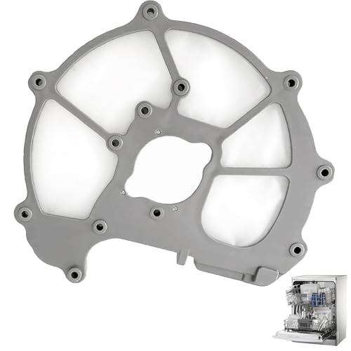 UpgradedNo Hump DD63-00104A For Samsung Dishwasher Pump Mesh Filter Body (OEM) Parts Grey (9 * 8.6 * 0.2 inch) (Match DD63-00099A Sump-Cover)