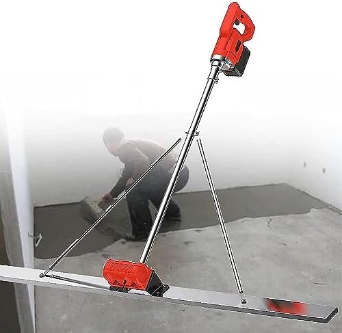 Electric Concrete Finishing Tool, 59" Power Screed with Lithium Battery, Professional Concrete Vibrator & Bull Float Finisher Set, Ideal for Smooth Finishing & Construction Projects