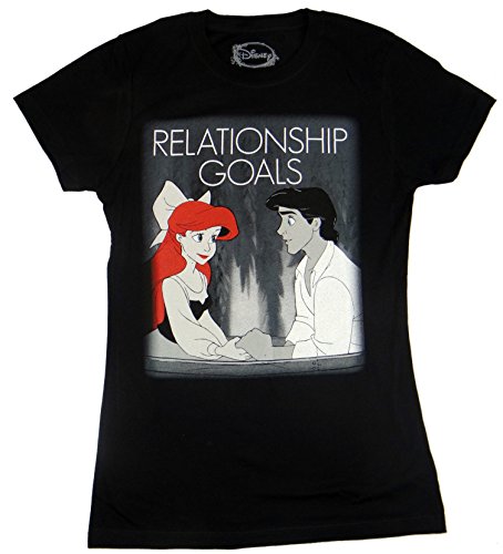 Disney Little Mermaid Ariel Relationship Goals Juniors T-shirt