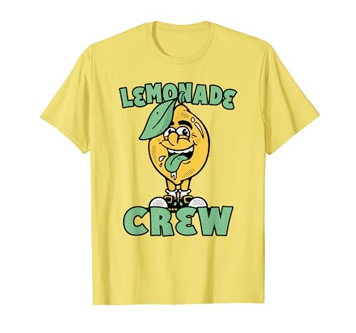 "Lemonade Crew" Lemonade Stand - Lemon Juice Summer Yellow Camiseta