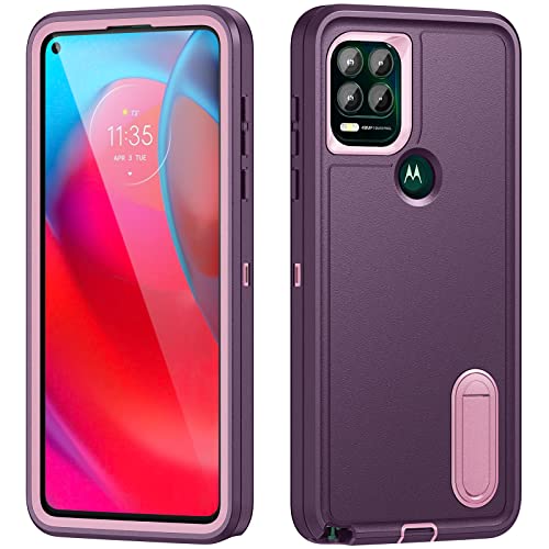 IDweel for Moto G Stylus 5G Case 2021 with Kickstand, Purple/Pink by IDweel - Used condition - Image 2