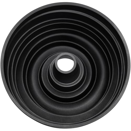 Foto von Original Kaiser Inspiration Twister Gugelhupfform 25 cm, Backform mit außergewöhnlicher Spiralstruktur, Kuchenform aus Aluminiumguss, antihaftbeschichtet, Schwarz