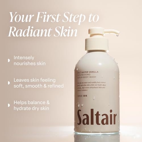 Saltair Body Care Duo | Body Wash + Body Oil | Salt Water Vanilla image 4