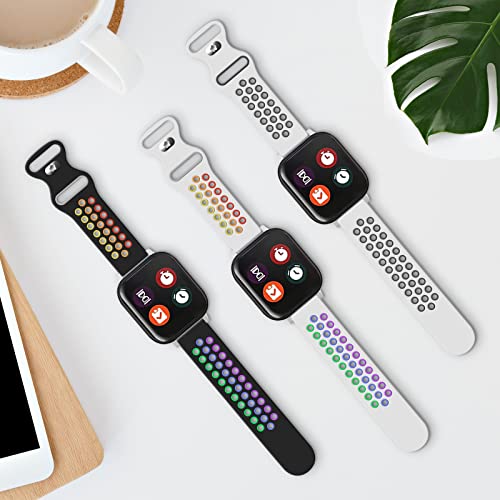 3 Pares de Correas Rainbow para Relojes de 20mm miniatura 5