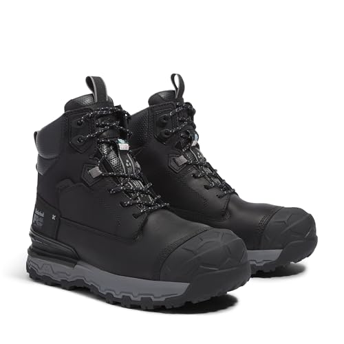 Image of Timberland PRO Men's 6 Grey /Black Boondock Comp Toe WP SR Boot