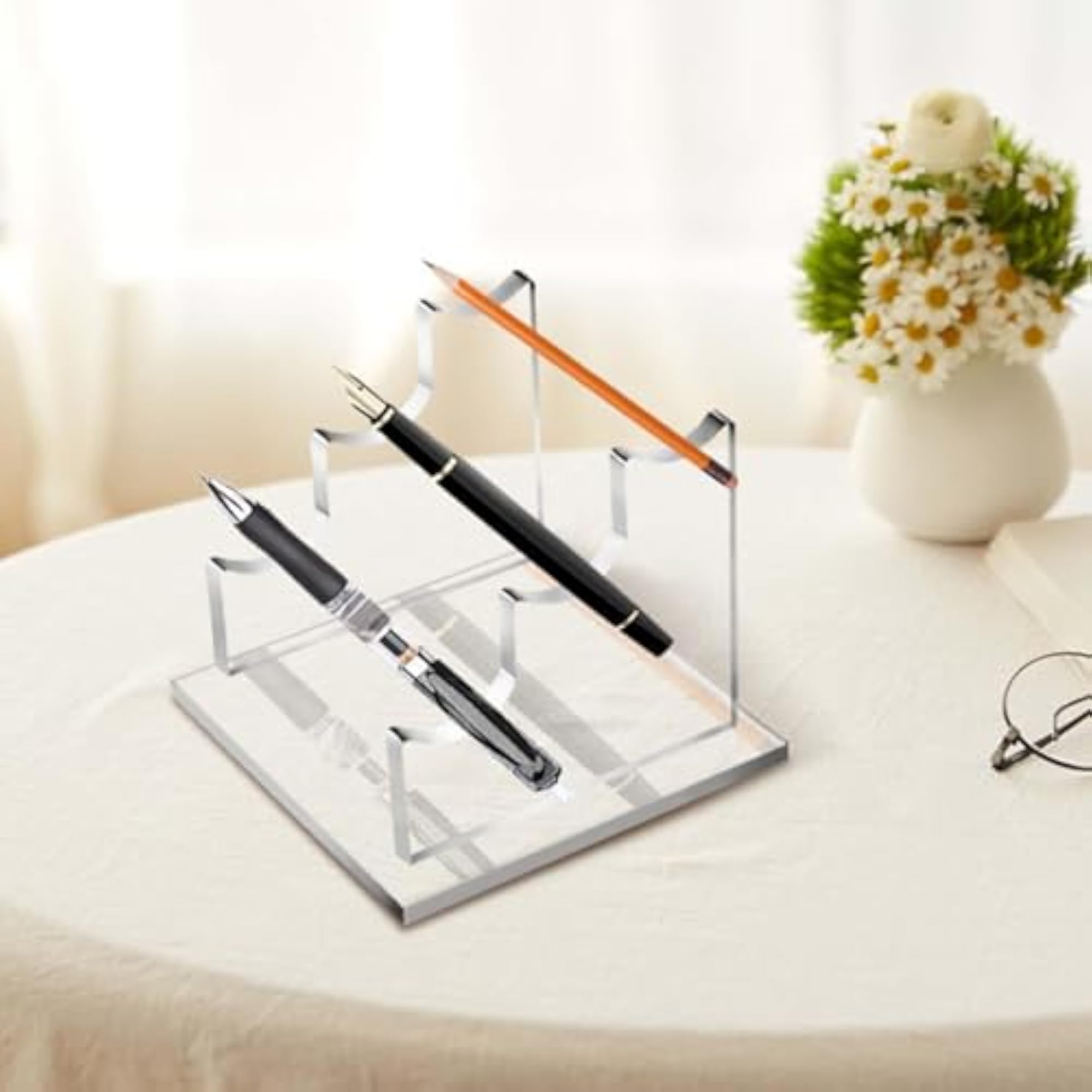 Acrylic Display Rack Transparent Makeup Brush Rack