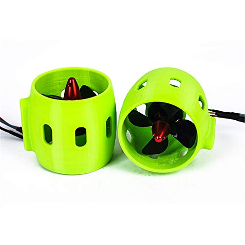 Xhsesa 12V-24V 20A Underwater Thruster Motor 4 Blades Propeller Propulsion 30-200W Part For Rov Rc Bait Tug Boat (Clockwise Motor) #TOP3